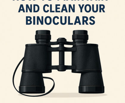 How to maintain and clean binoculars