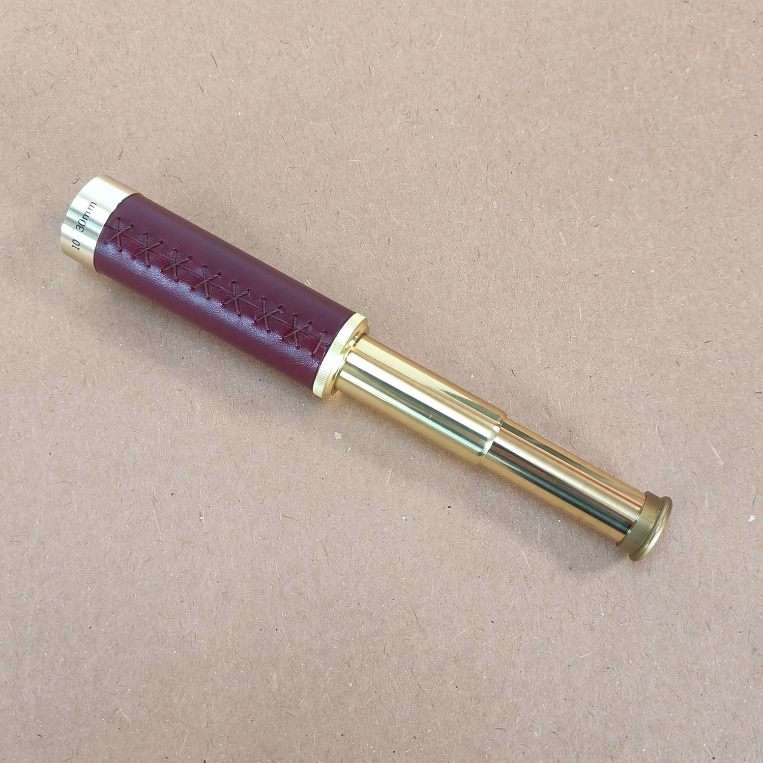 Brass Spyglass Telescope 10x30mm