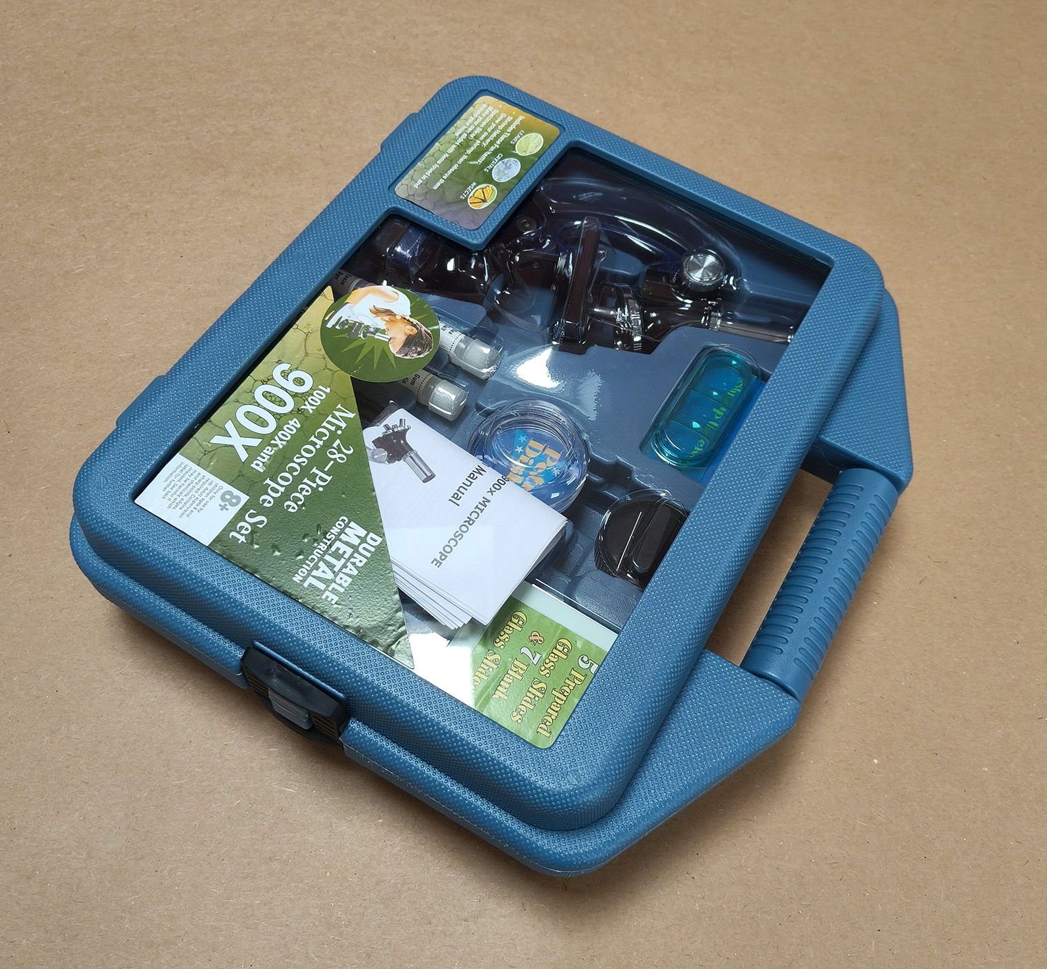 28-Piece Children’s Microscope Set.