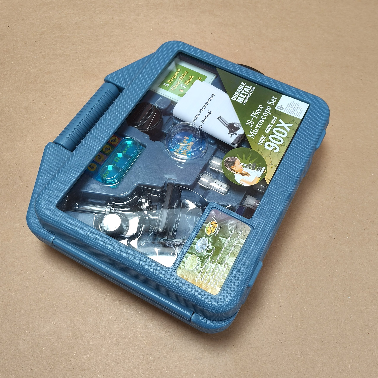 28-Piece Children’s Microscope Set.