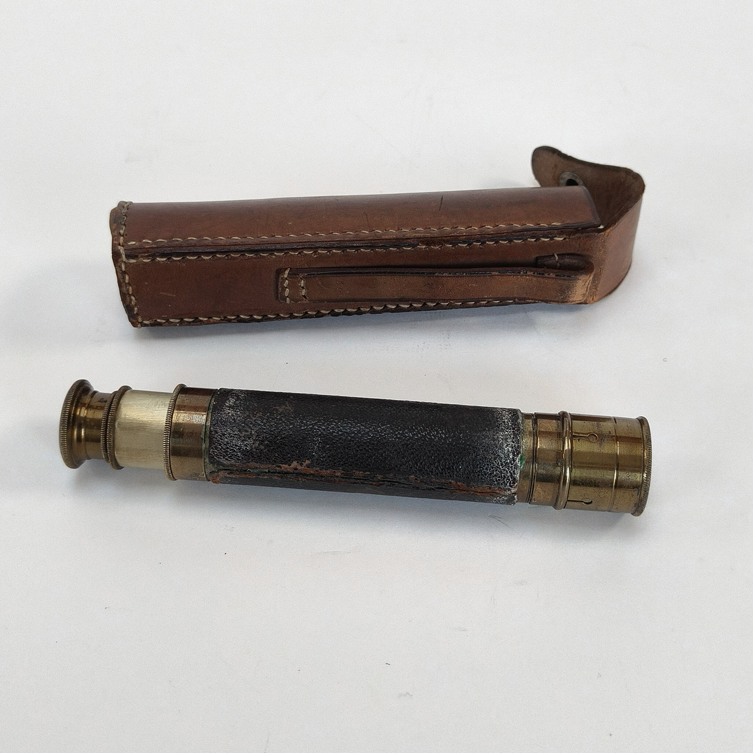 3-Draw Brass Pocket Telescope Spyglass_