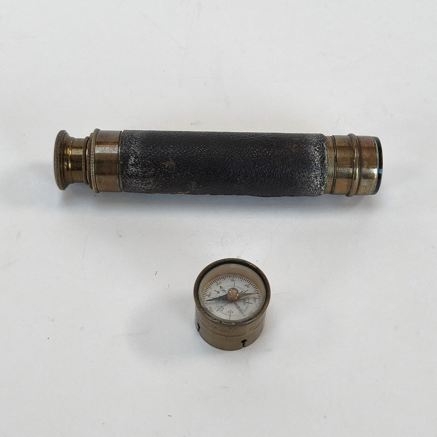 3-Draw Brass Pocket Telescope Spyglass_