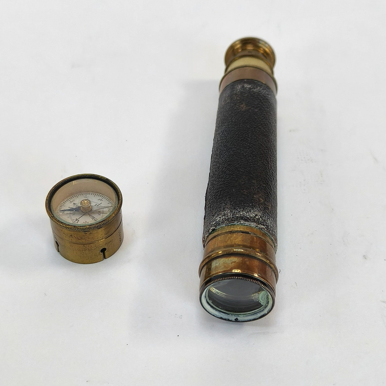 3-Draw Brass Pocket Telescope Spyglass_