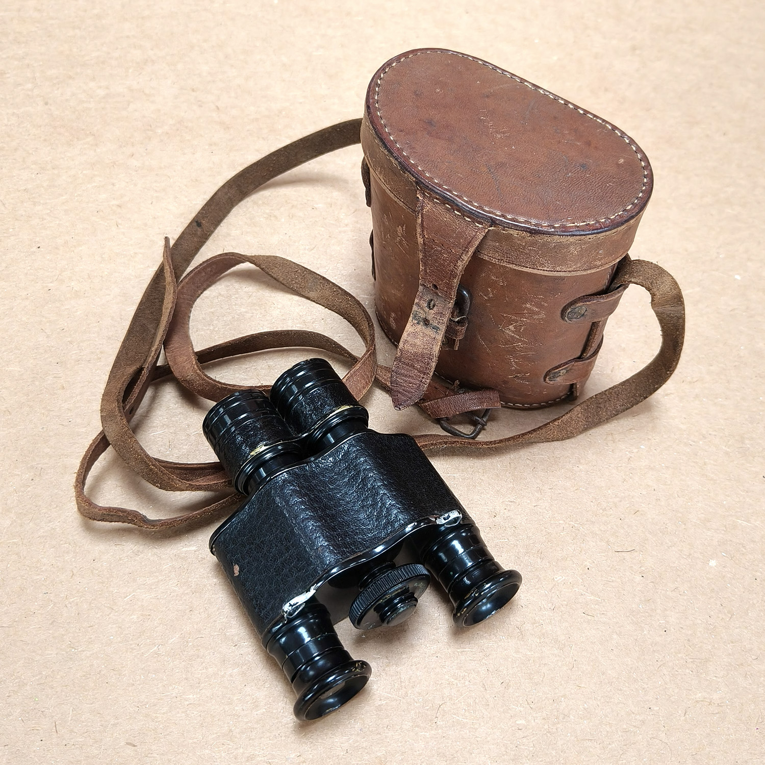 WW1 Aitchison London 8x Binoculars