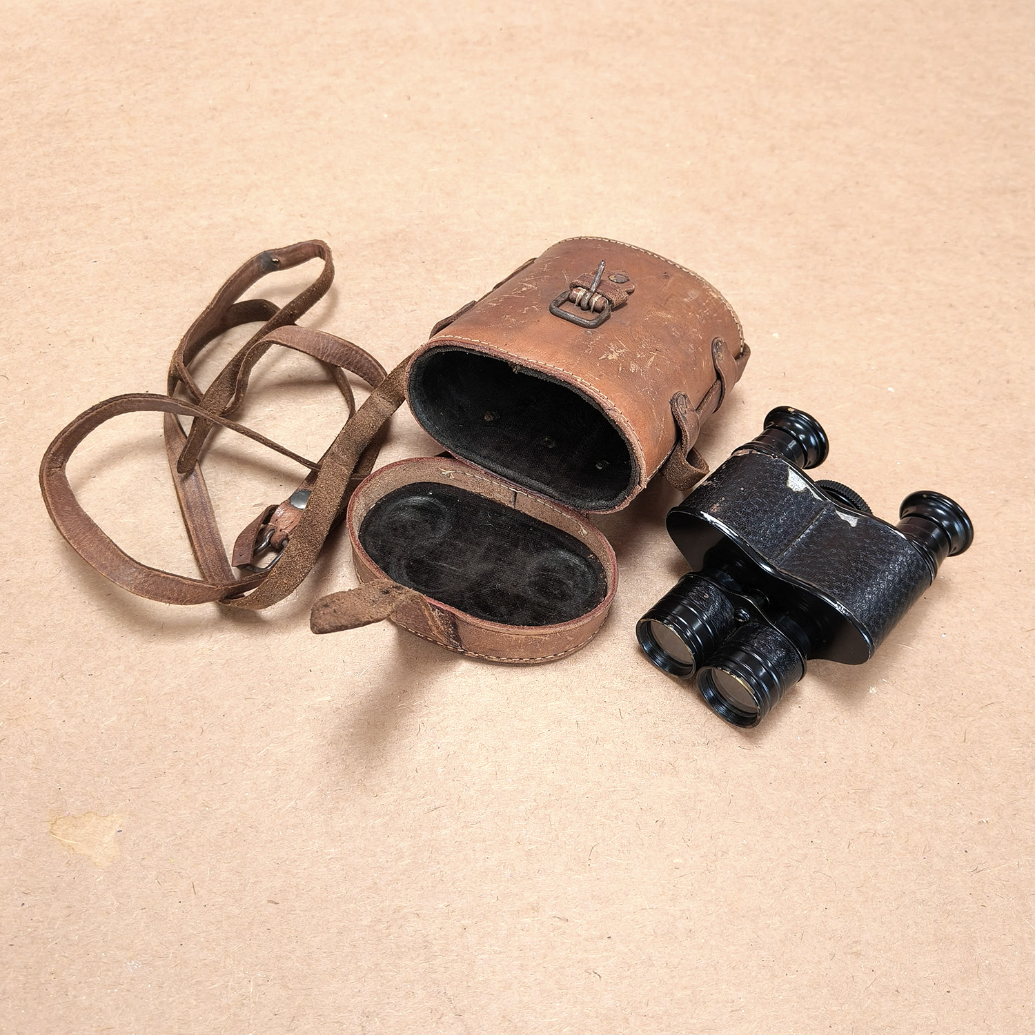 WW1 Aitchison London 8x Binoculars