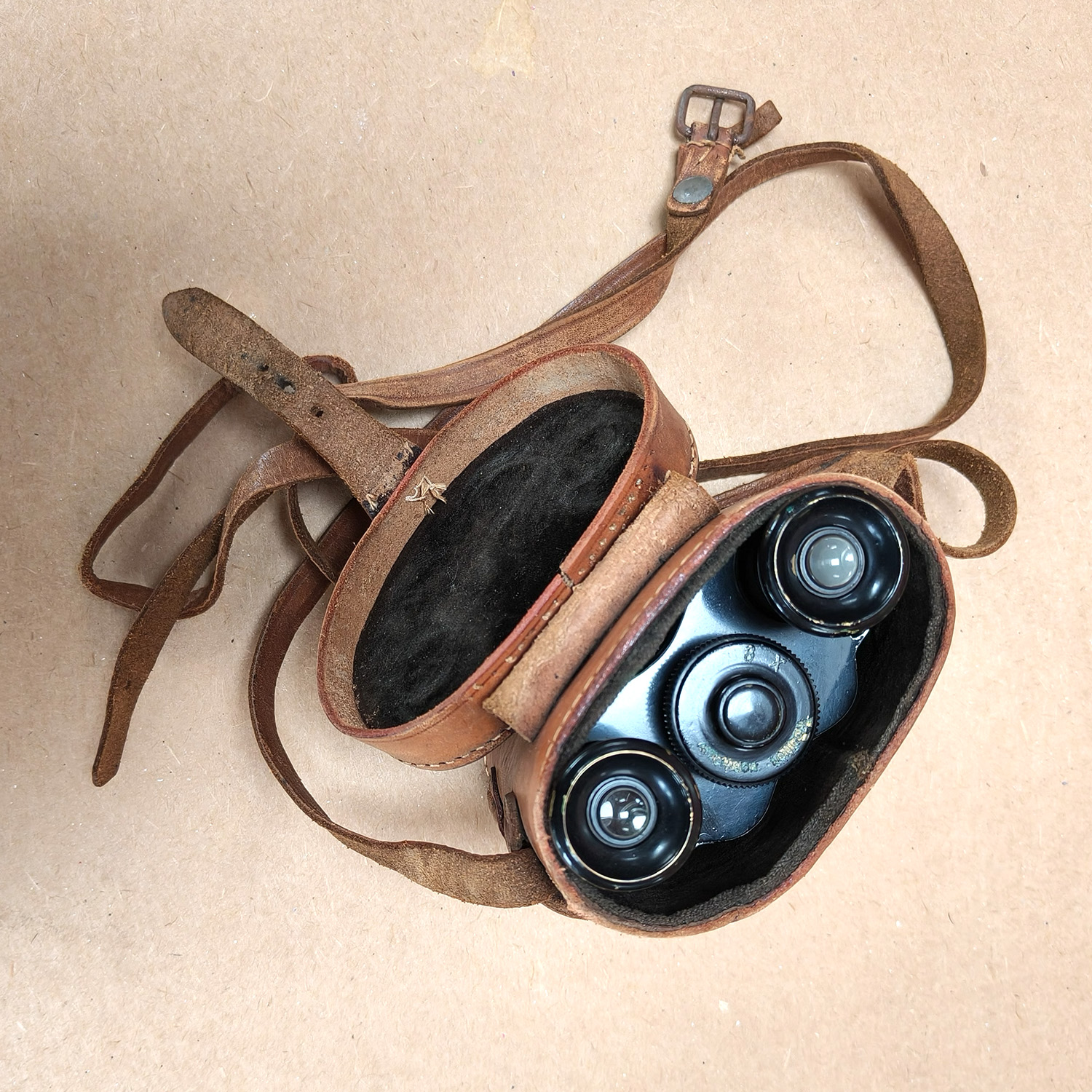 WW1 Aitchison London 8x Binoculars