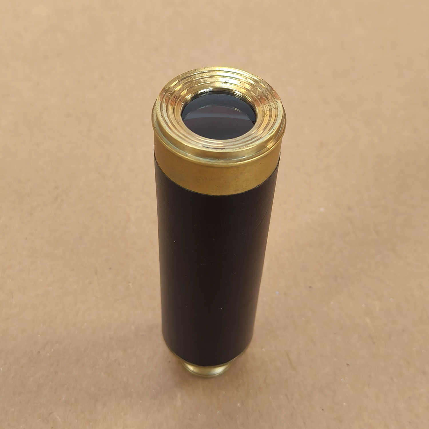 Brass Handheld Pirate 3-draw Telescope_