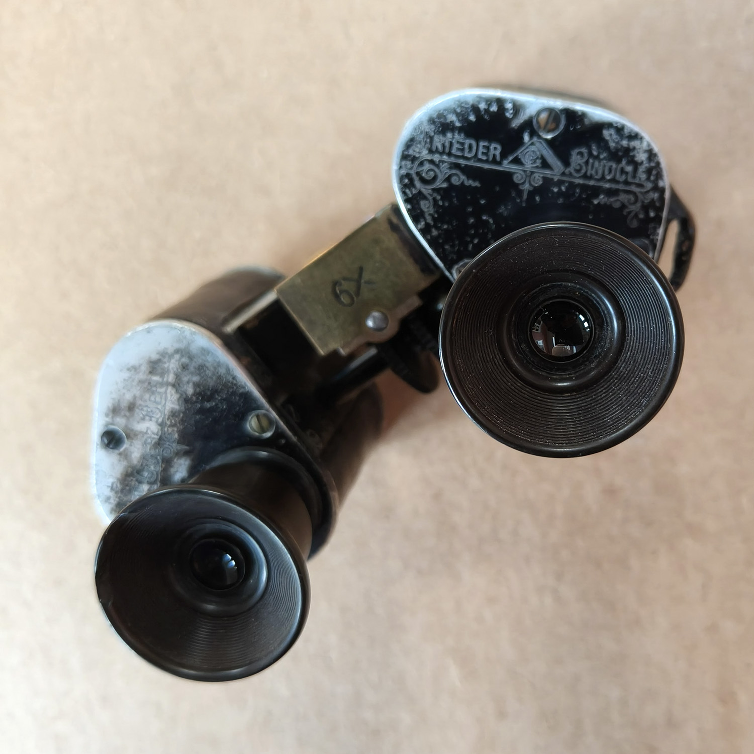 Antique C.P. Goerz Berlin Trieder 6x Binoculars