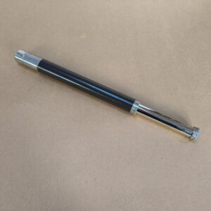 Gieves & Hawkes London Chrome Single Draw Leather Hand Telescope