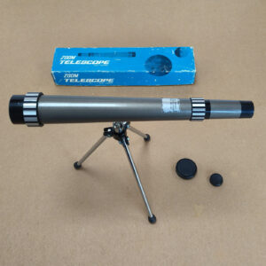 Vintage Japan 10–30×30 Zoom Telescope with Tripod & Box