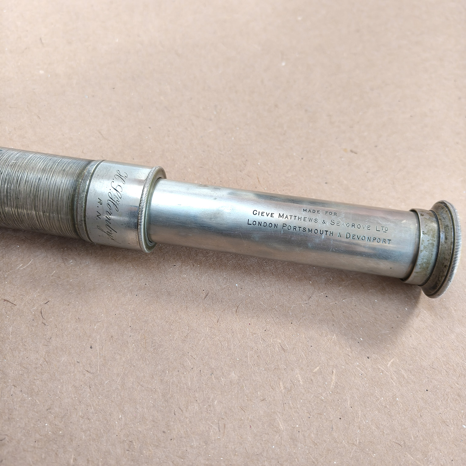 Antique Naval Officer’s Single-Draw Telescope