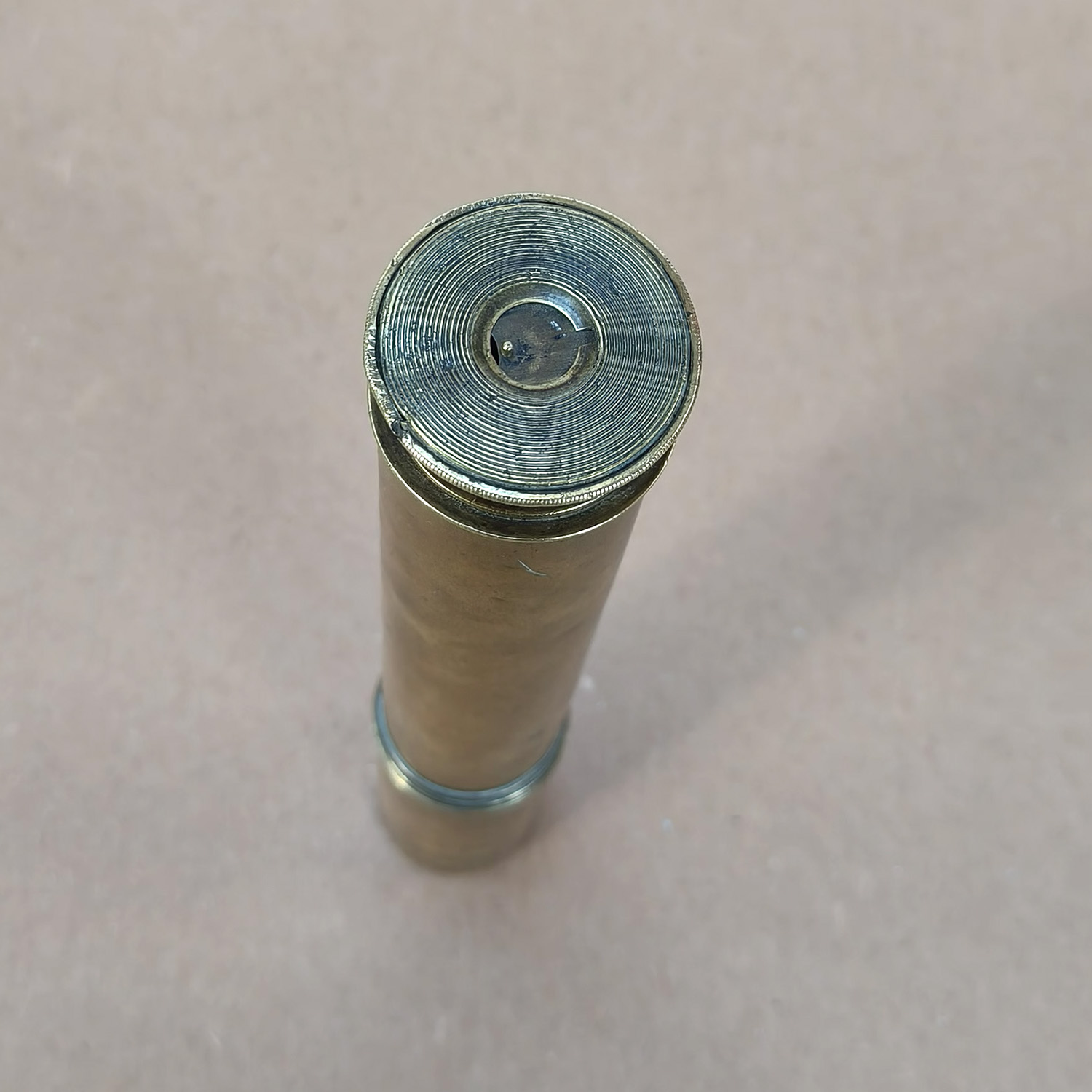 Antique Ross London Brass 2-Draw Telescope