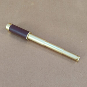 3-Draw Brass Spyglass / Pocket Telescope 25x30mm