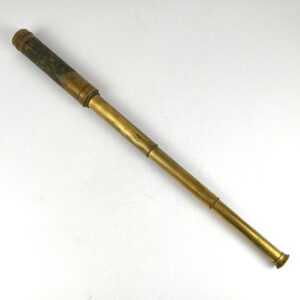 Antique Three-Draw Brass Telescope