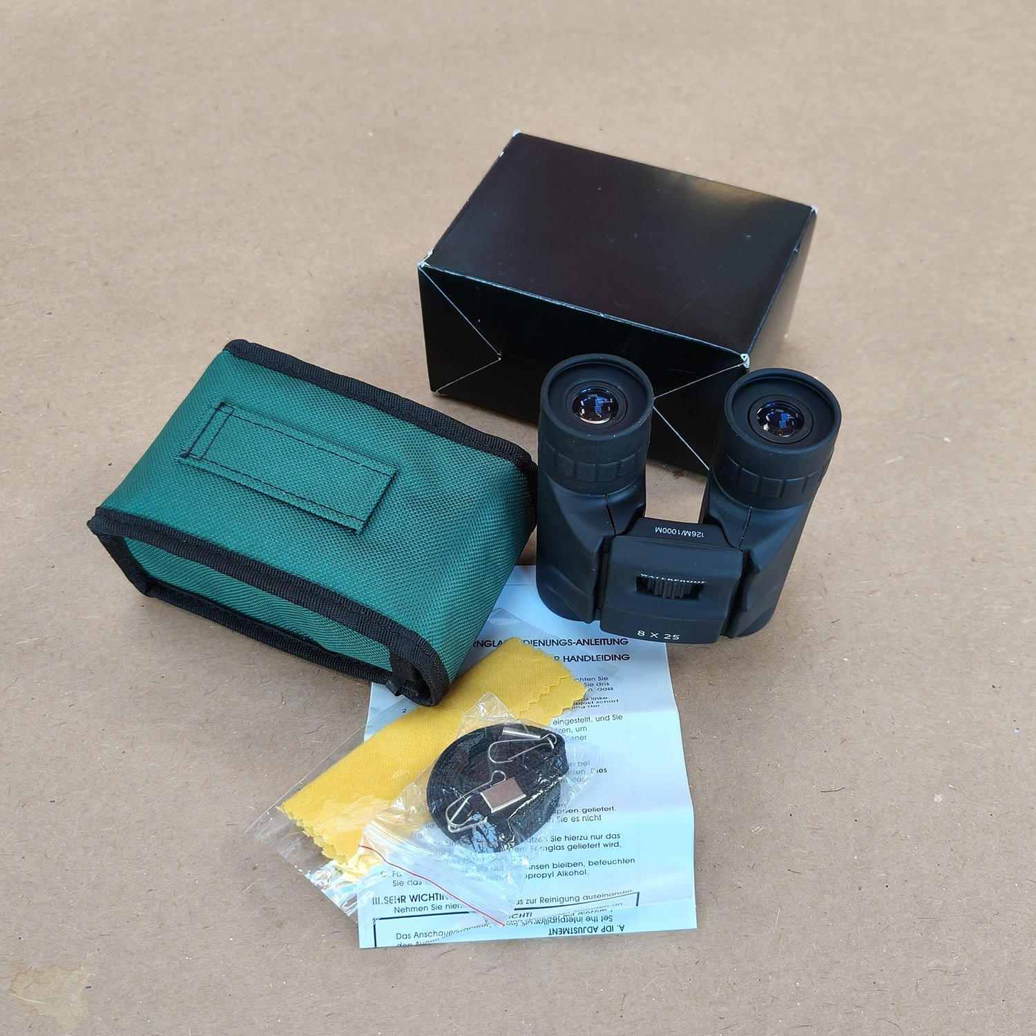 Compact 8x25 Waterproof and Fogproof Bridwatching Binoculars