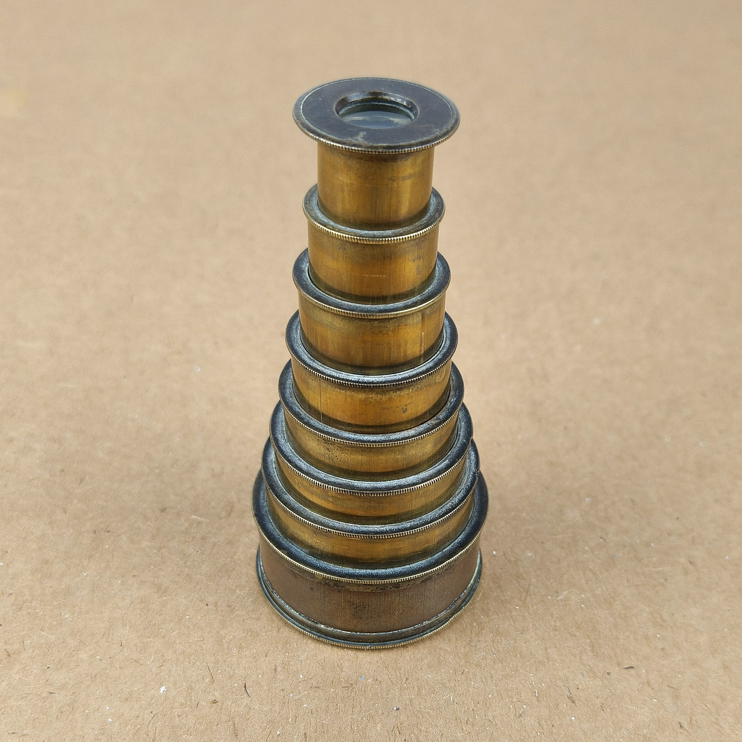 Antique Brass 7-Draw Pocket Telescope