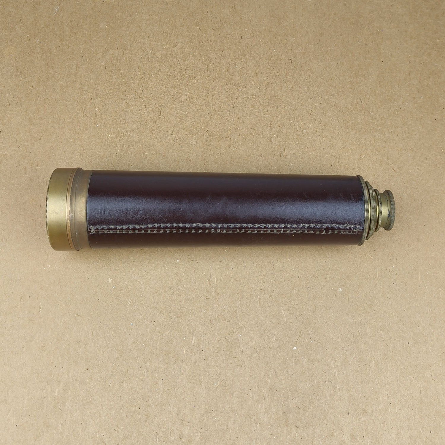 Vintage Brass 4-Draw Telescope by Thos Evans London