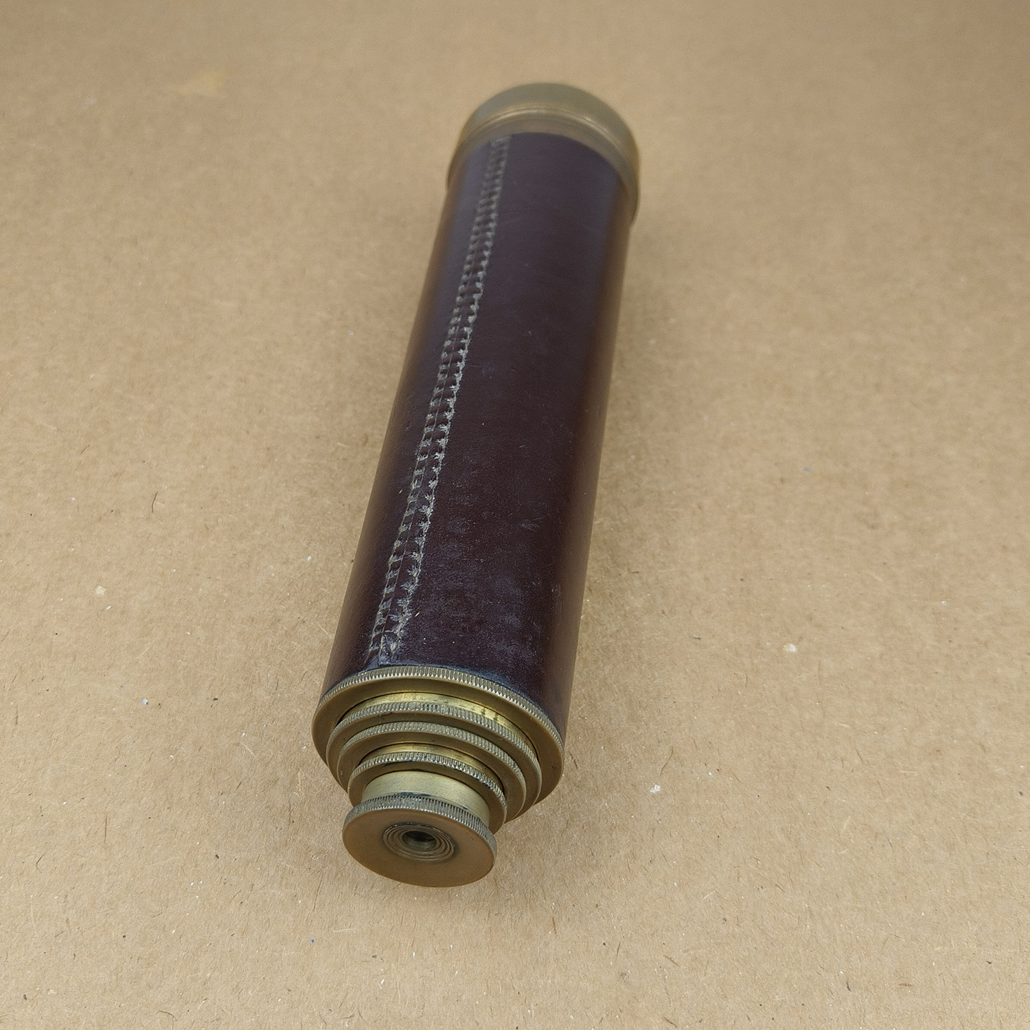 Vintage Brass 4-Draw Telescope by Thos Evans London