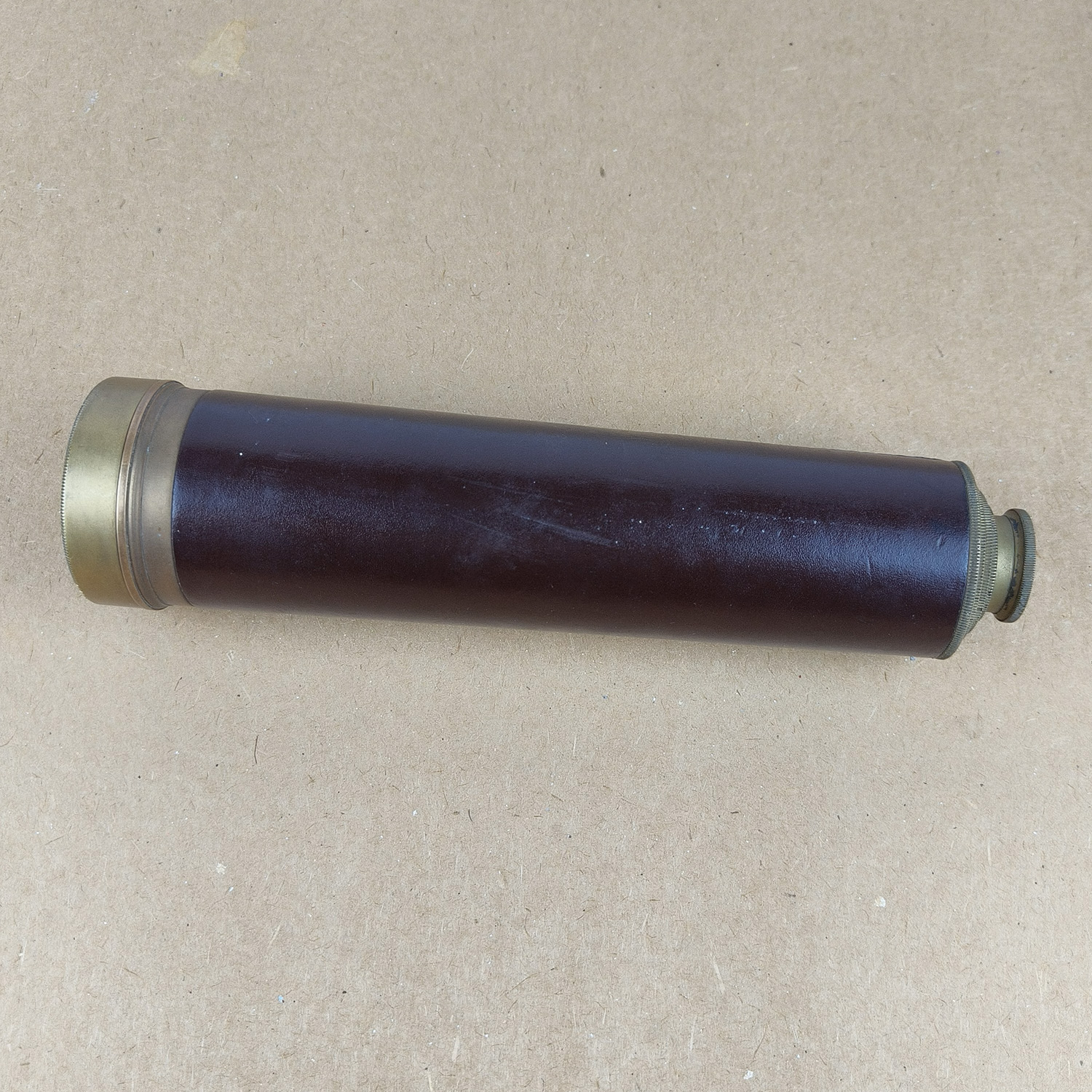 Vintage Brass 4-Draw Telescope by Thos Evans London