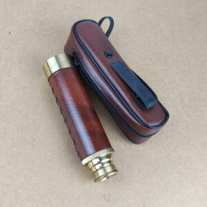 Tasco 3-Draw Brass Spyglass Pocket Telescope 25x30mm