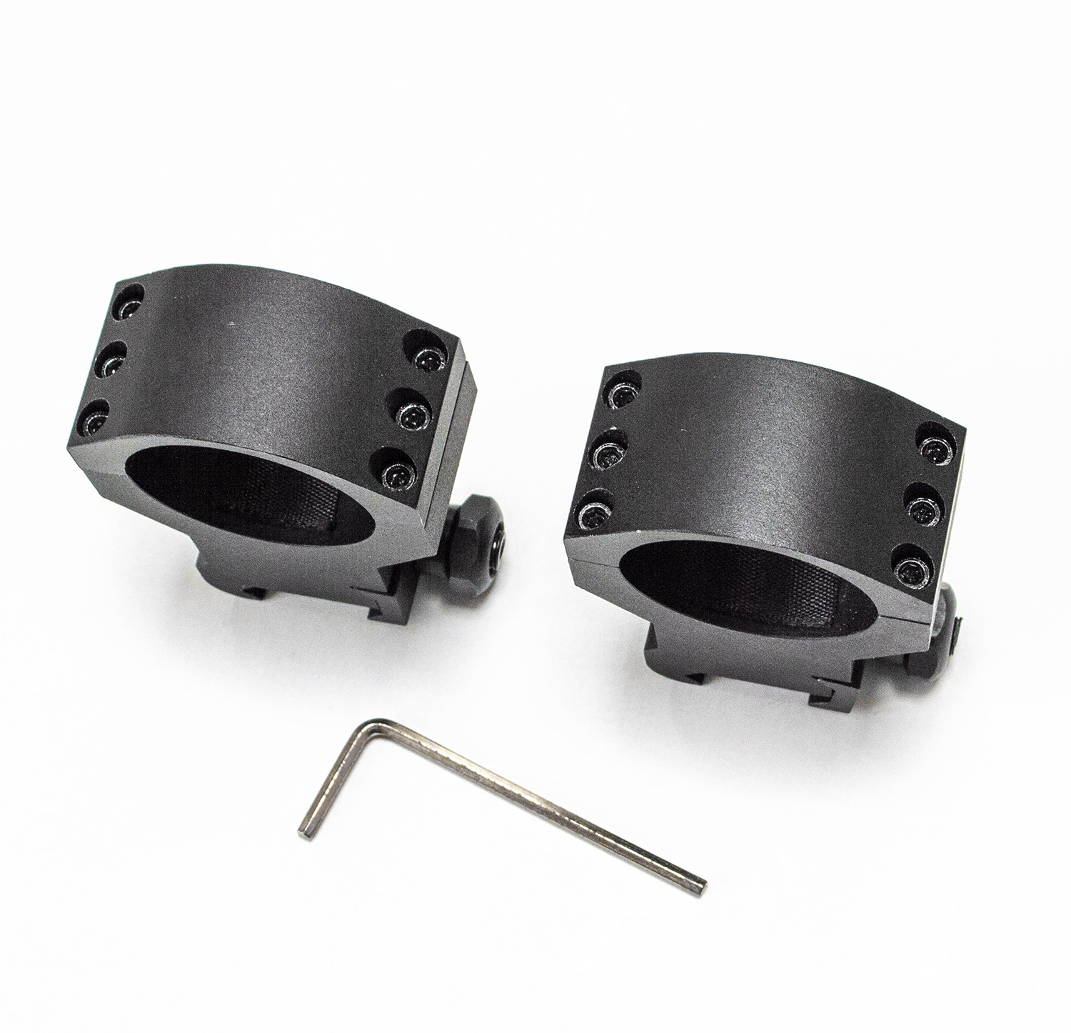 Pair of Riflescope Mounts to Mount 35mm Rifle Scopes on 20-21mm Dovetail Rail