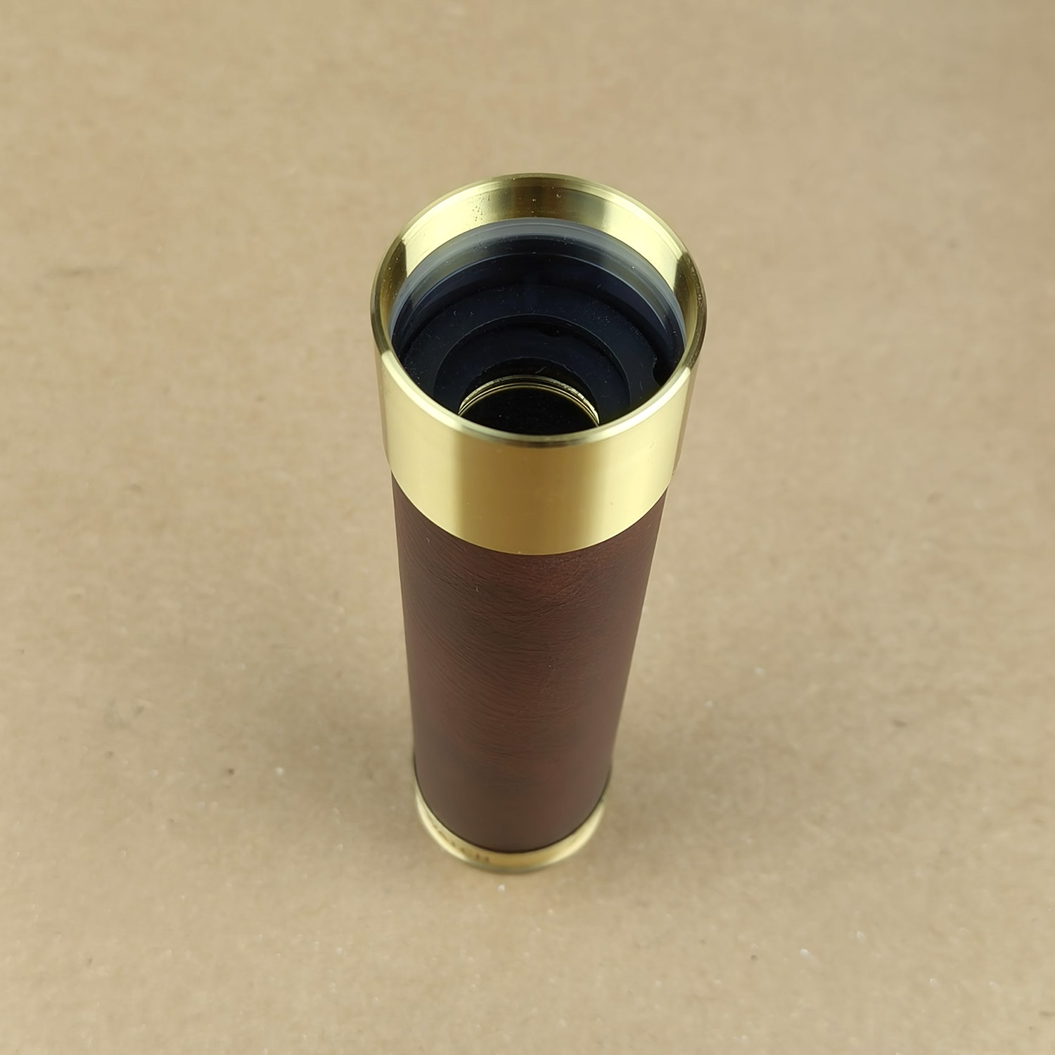 3-Draw Brass Spyglass Telescope 30x40
