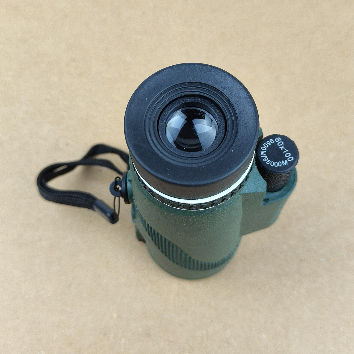 80x100 Monocular Pocket Telescope with Dual Focusing