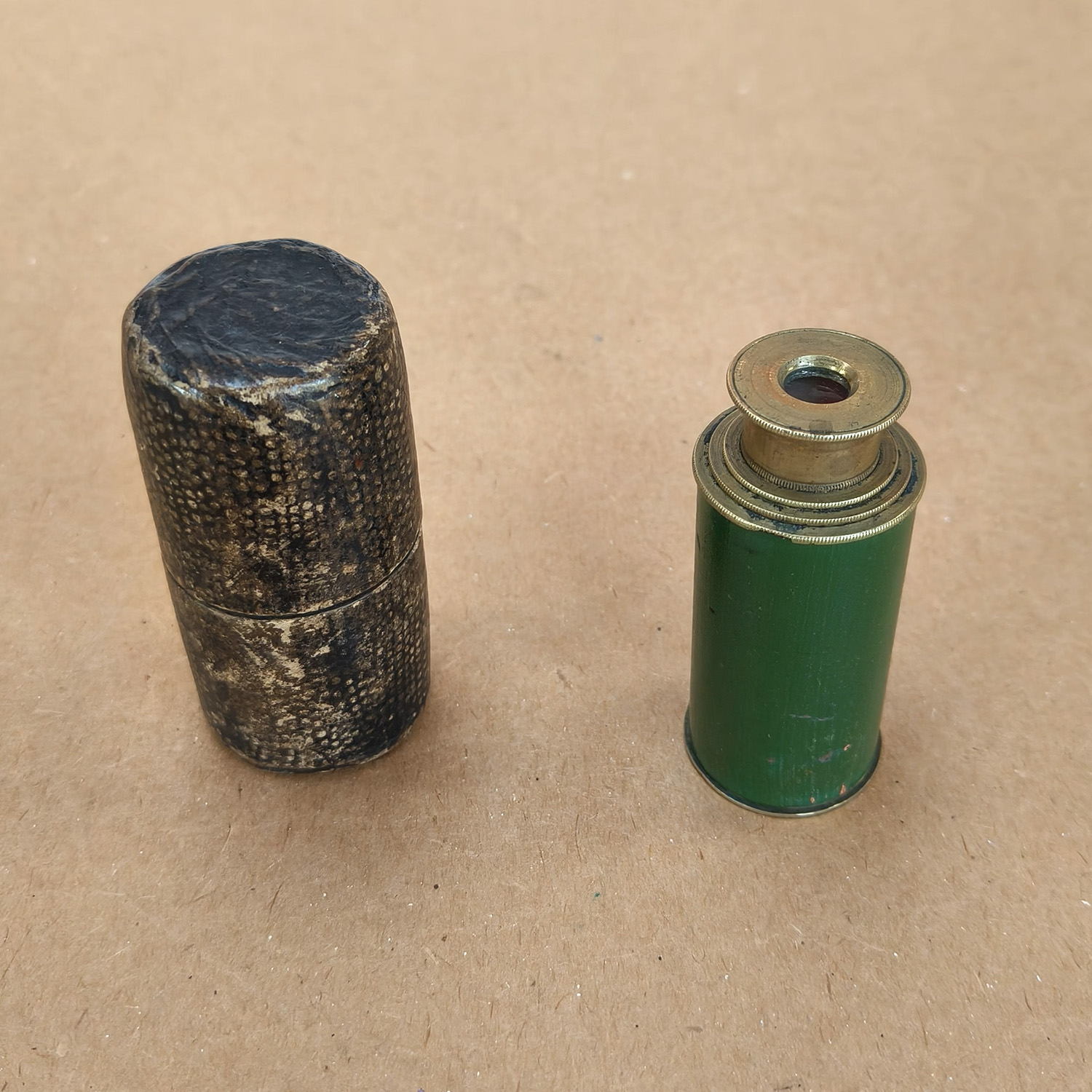 Mini 3-Draw Brass Pocket Telescope