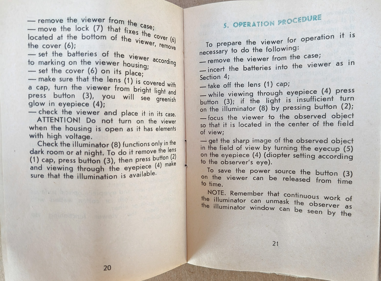 ZENIT NV-ch Night Vision Monocular