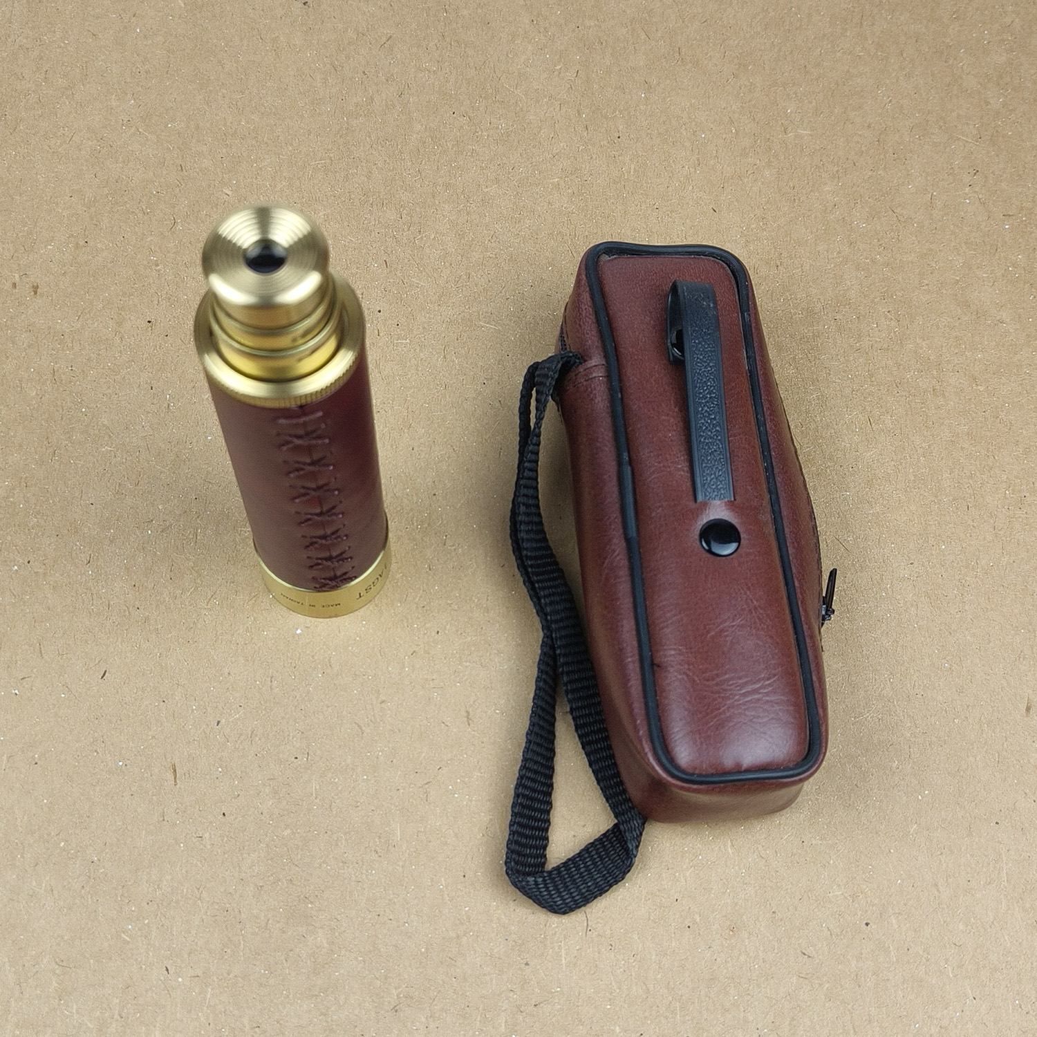 tasco 25x30mm 1AGST 3-Draw Brass Spyglass_Taiwan