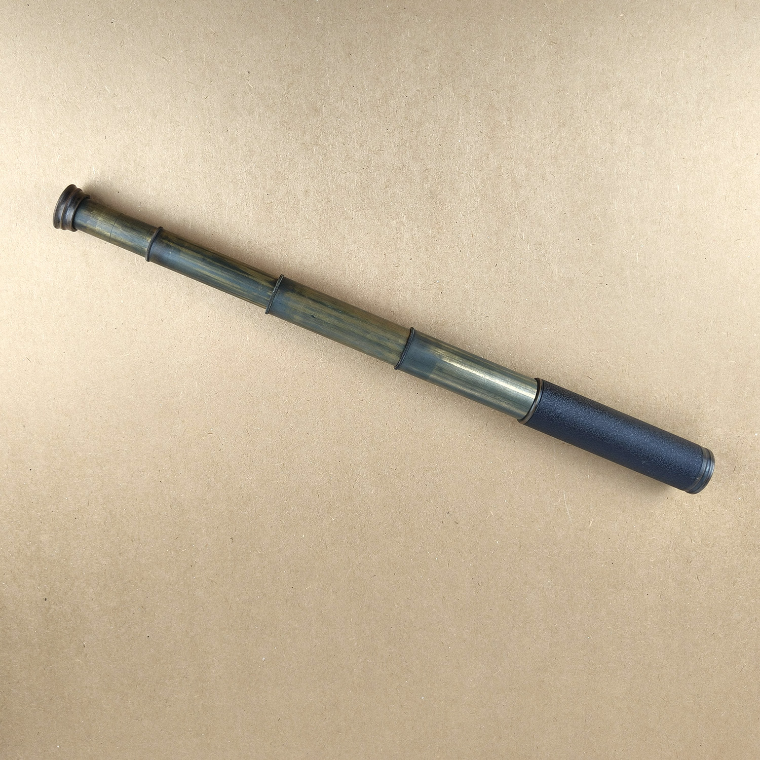 Victorian Brass 3 Draw Telescope Spyglass J.T. Coppock Leeds