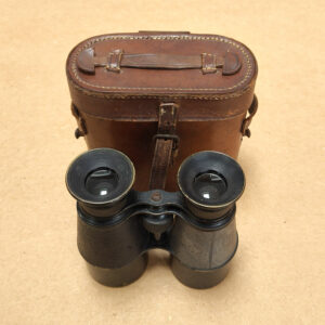 Antique French 12 Lense Binoculars with Leather Case