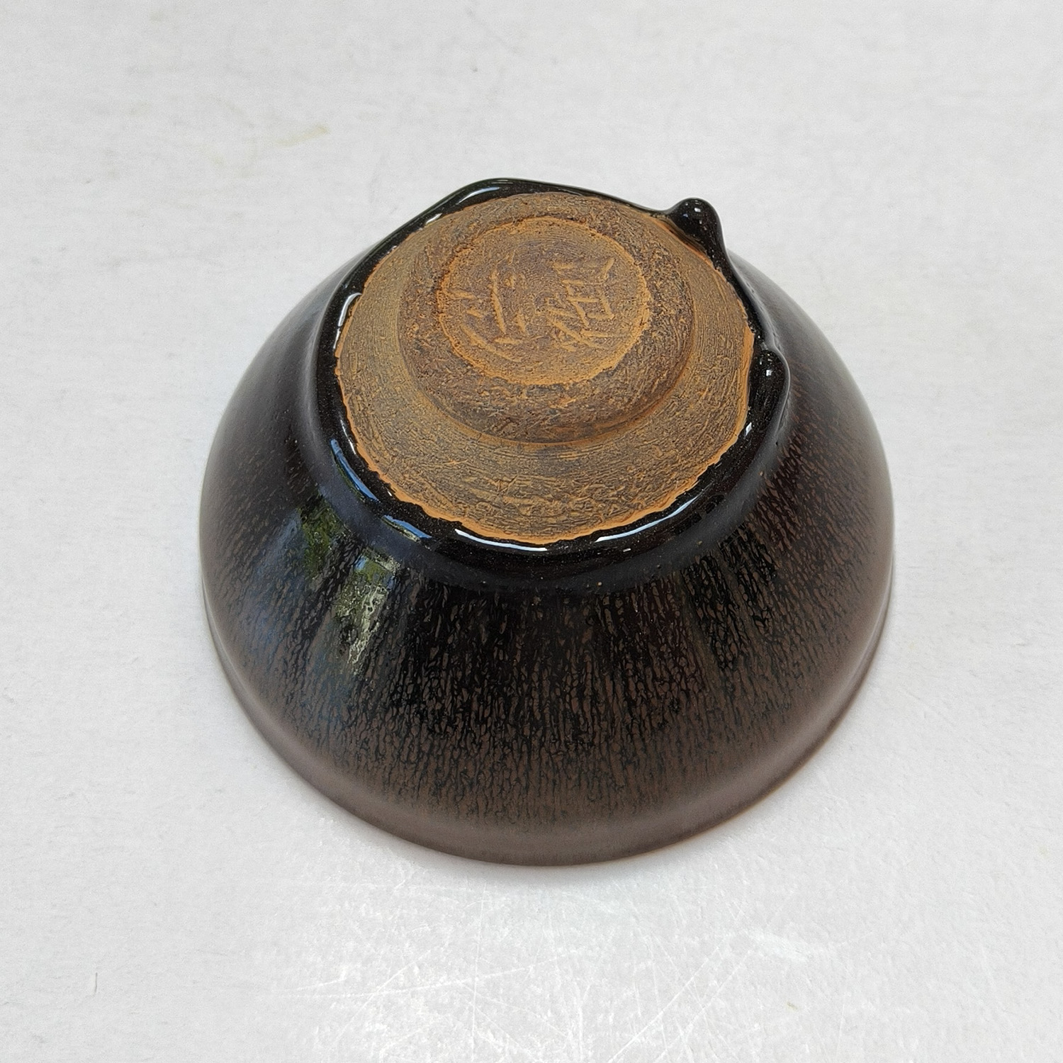 Chinese_Japanese Tenmoku Brown Black Glaze Tea Bowl