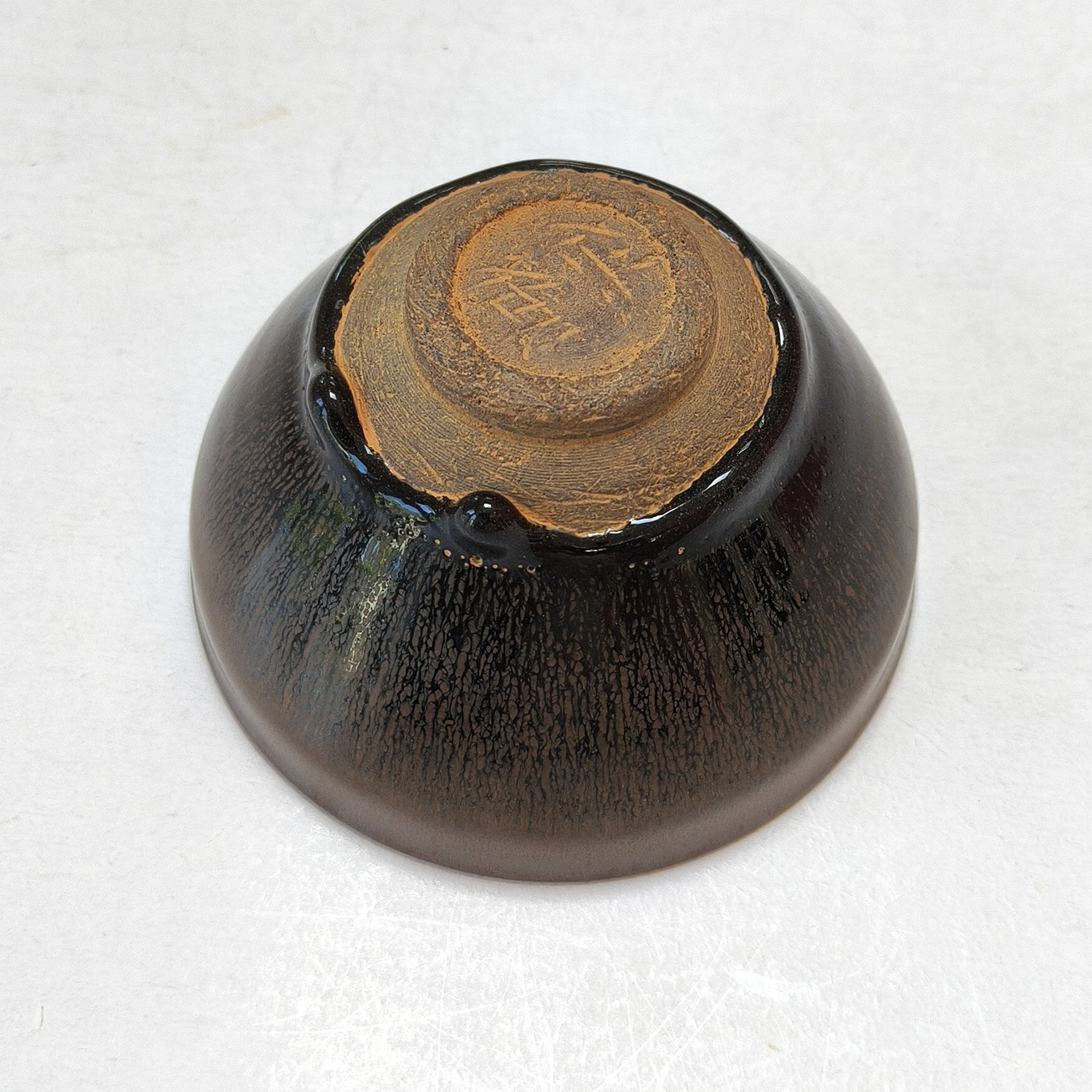 Chinese_Japanese Tenmoku Brown Black Glaze Tea Bowl