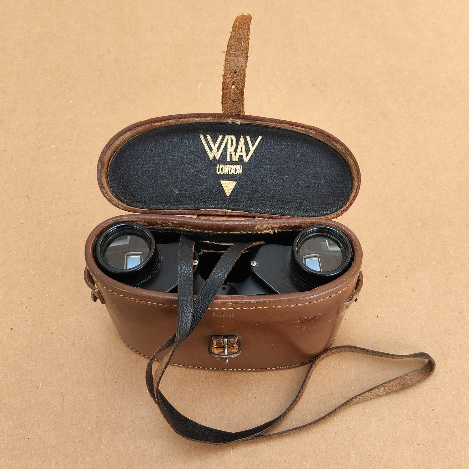Vintage Wray London Magnivu 8x30 Binoculars
