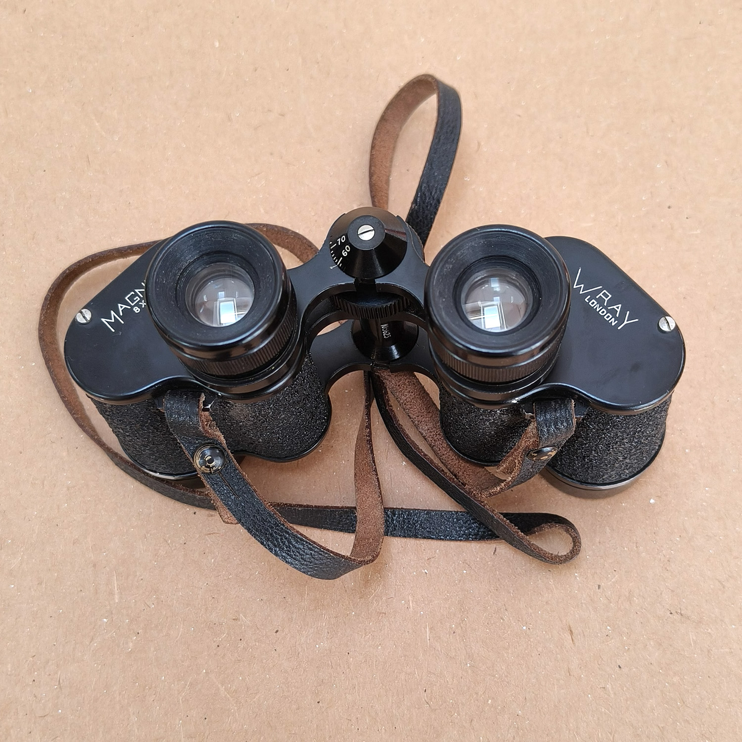 Vintage Wray London Magnivu 8x30 Binoculars