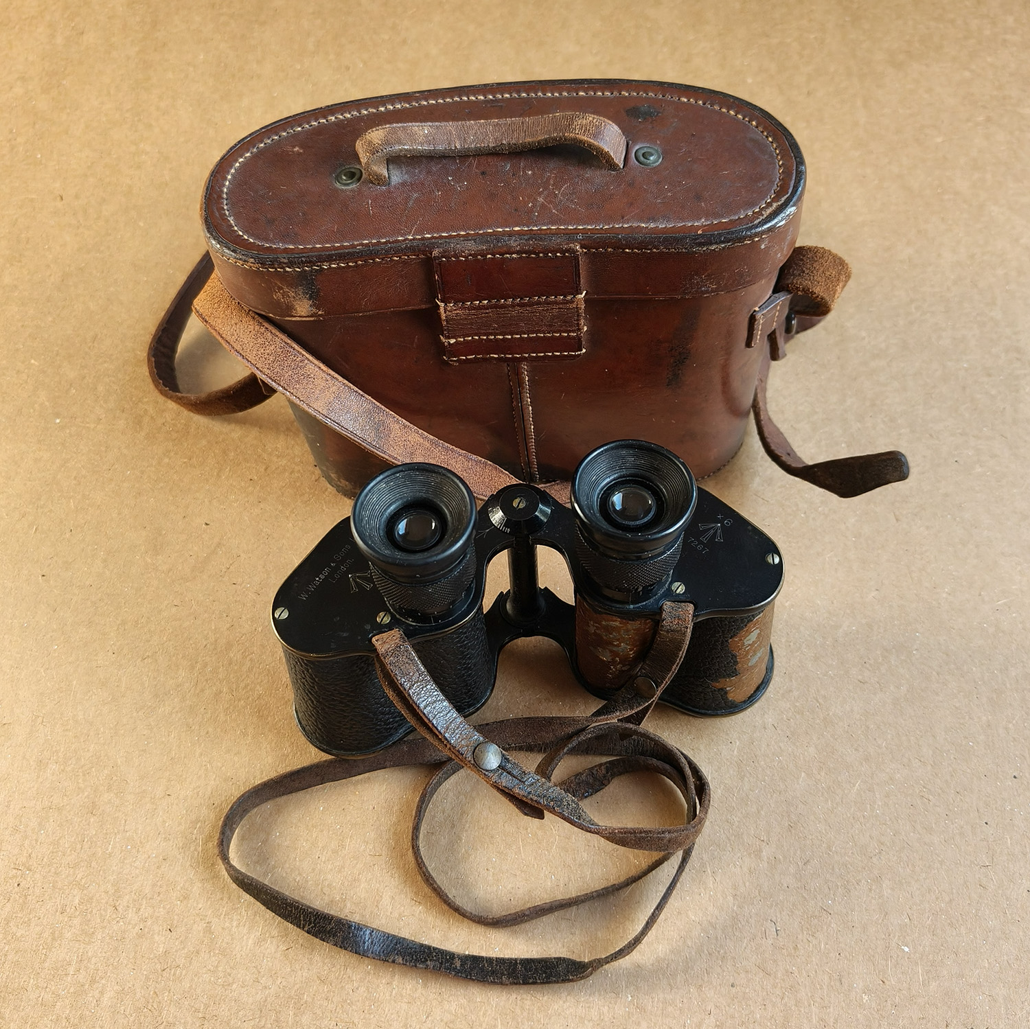 Antique W. Watson & Sons Ltd London x6 Binoculars