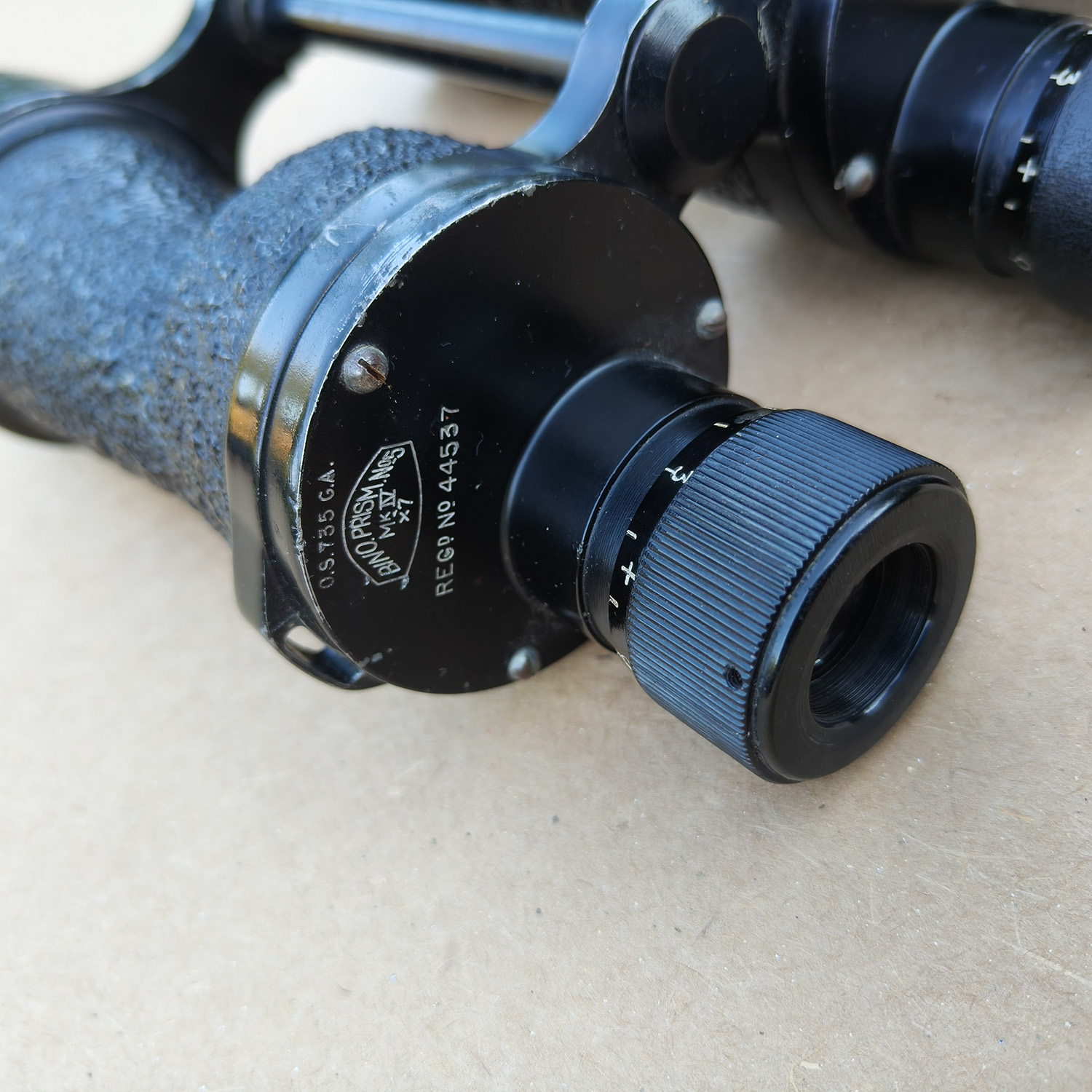 Vintage British Military Bino Prism No.5 Mk IV 7x50 Binoculars
