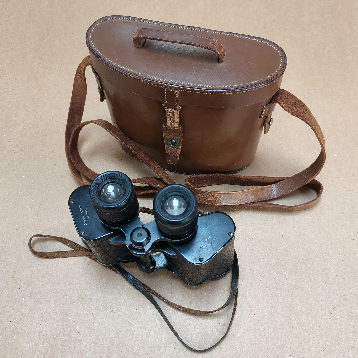 Vintage Dollond London The Owla 8x40 Binoculars