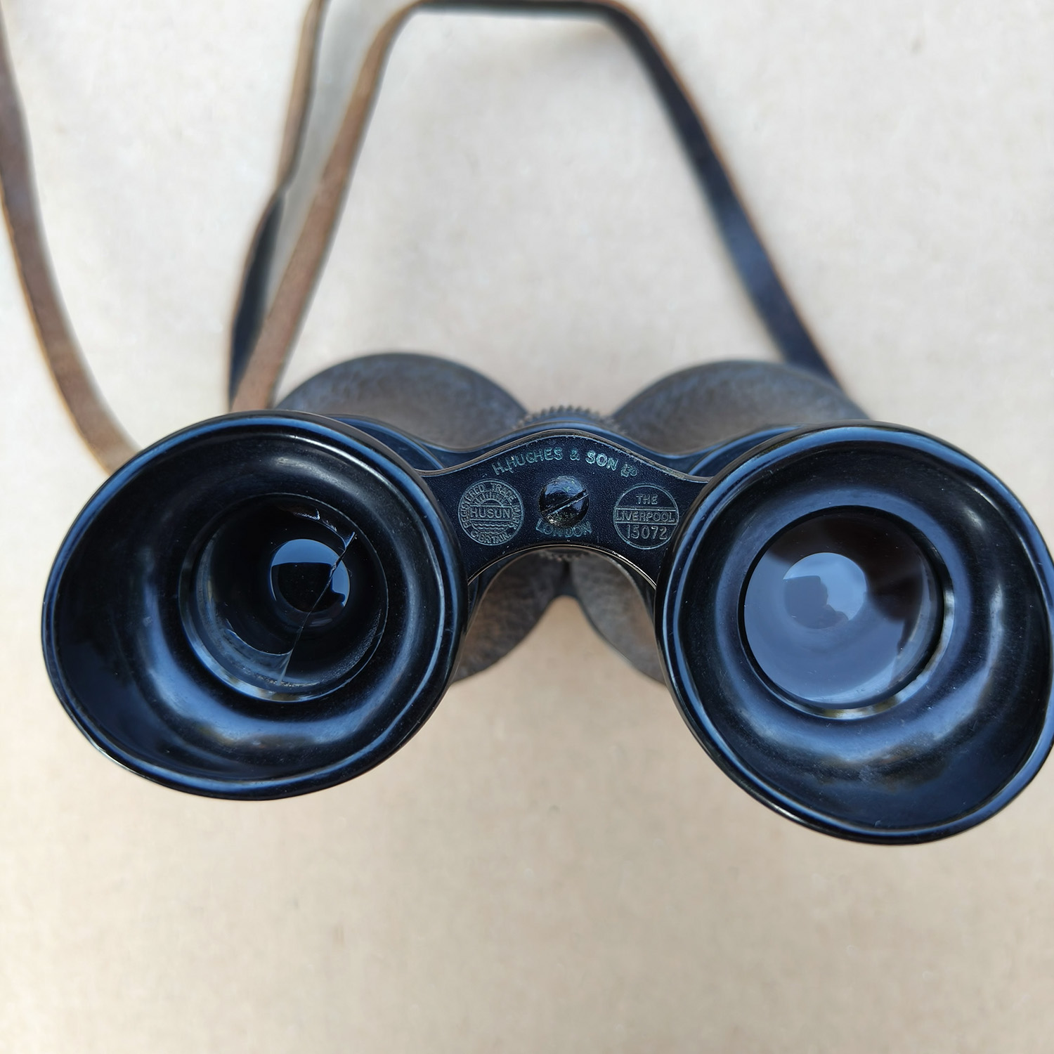 Antique H. Hughes & Son Ltd Husun Binoculars