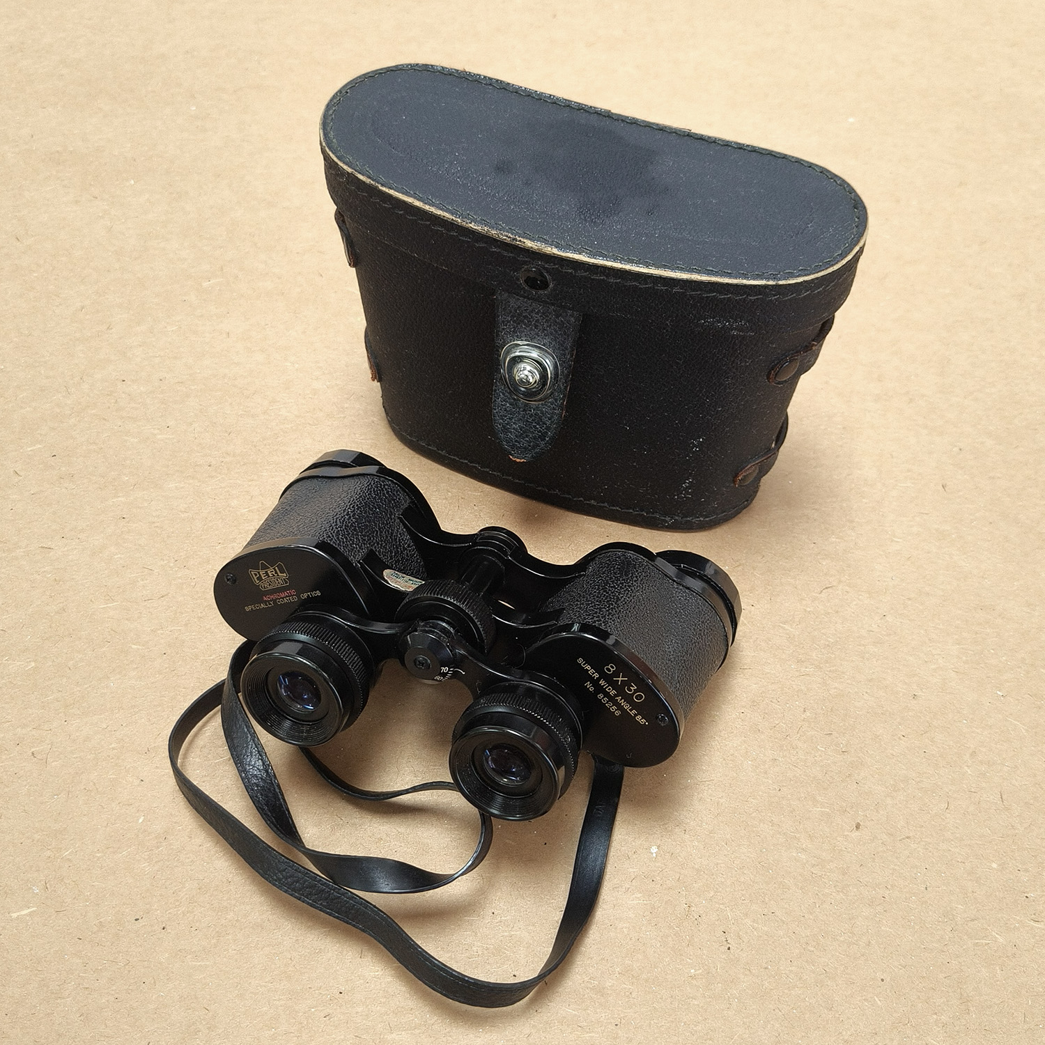 Vintage Perl President 8x30 Super Wide Angle Binoculars