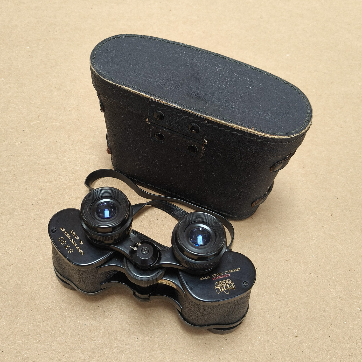 Vintage Perl President 8x30 Super Wide Angle Binoculars