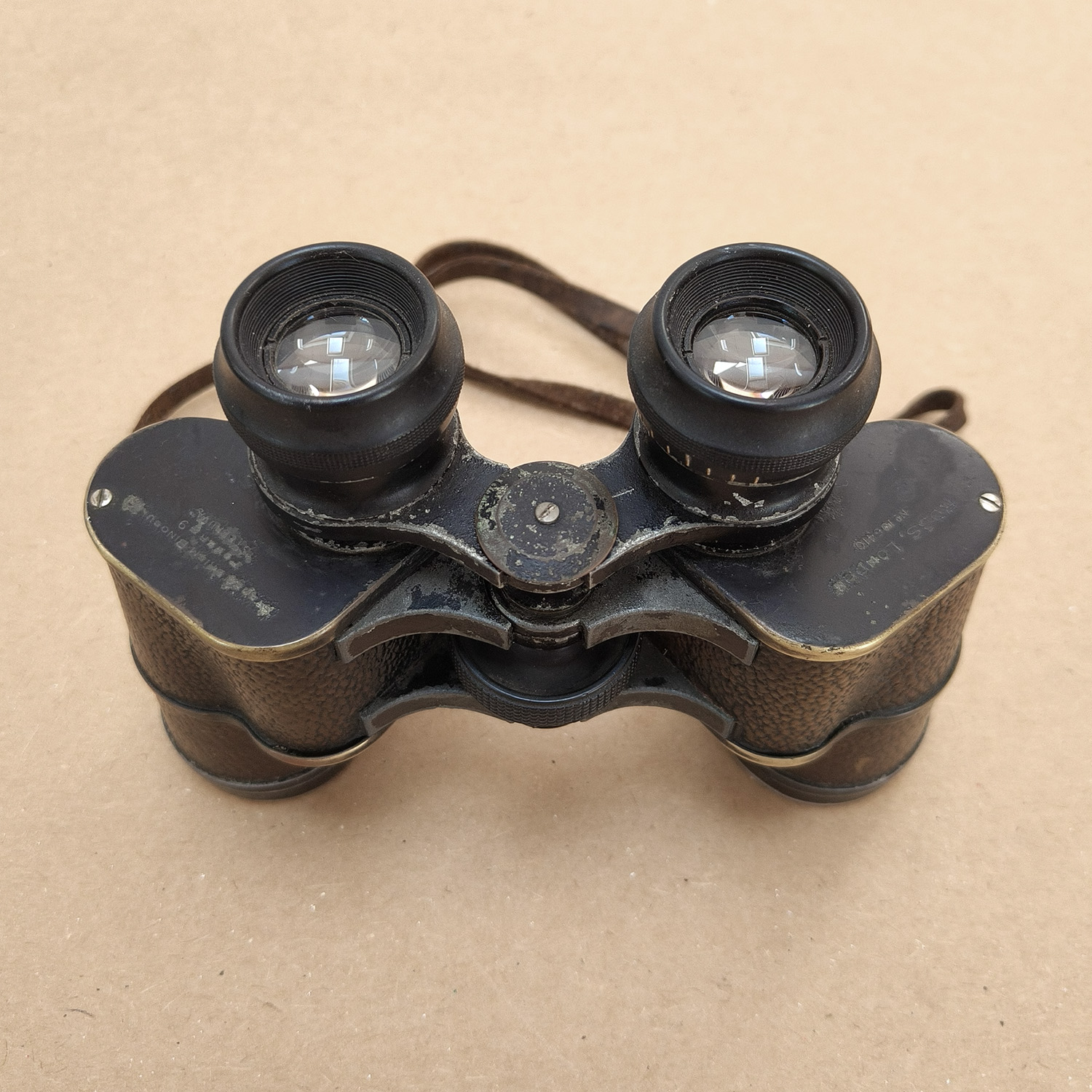 Early Ross London Stereo Prism 9x35 Binoculars
