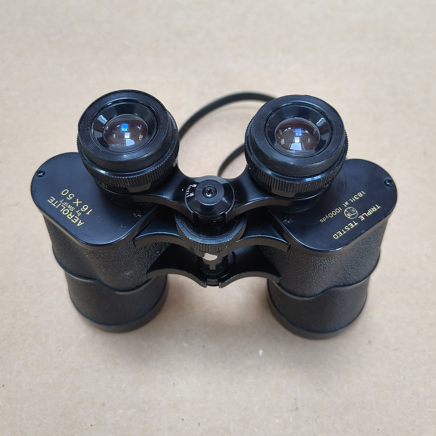 Vintage Swift Aerolite 16x50 Triple Tested Binoculars