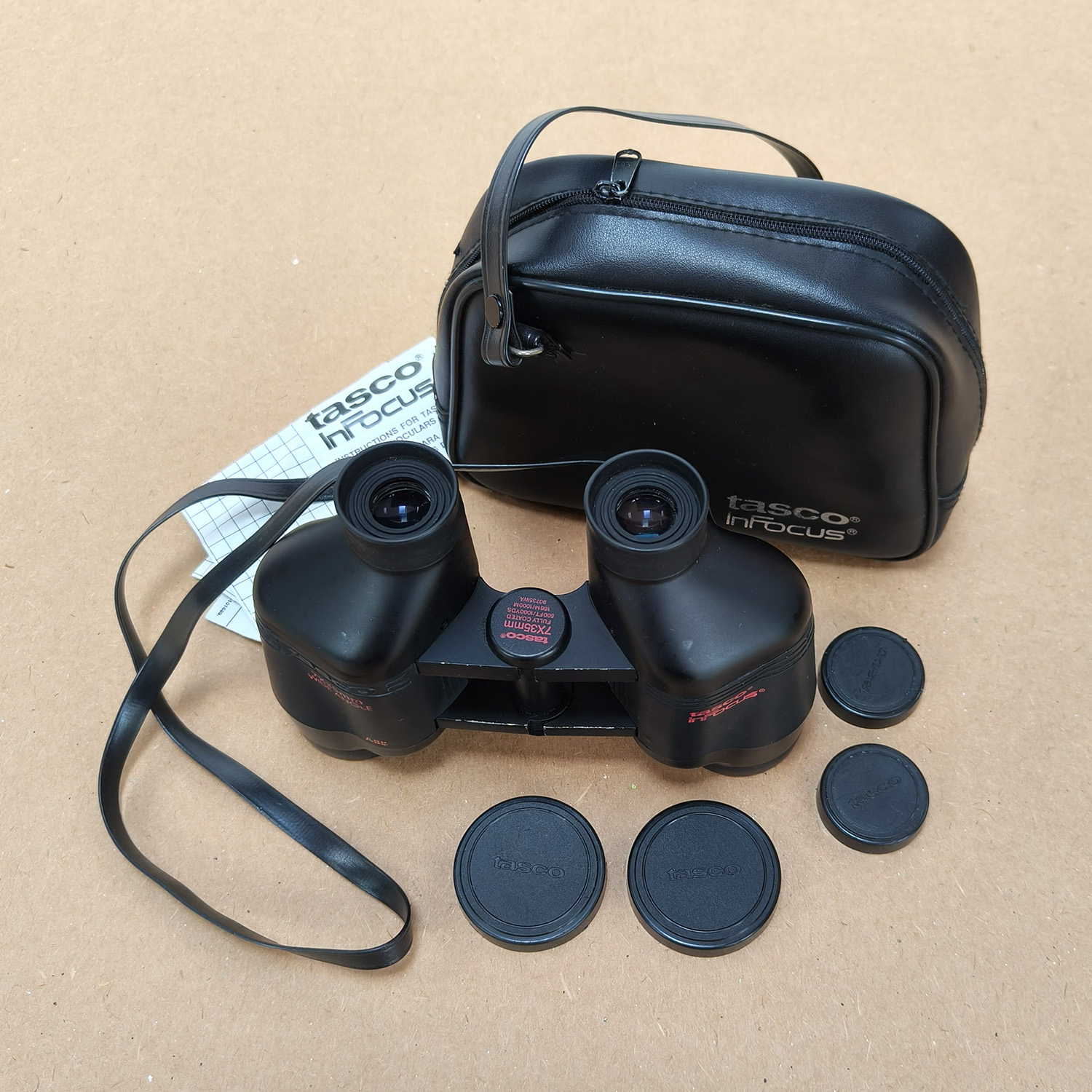 Tasco InFocus 7x35 Wide Angle Focus-Free Binoculars
