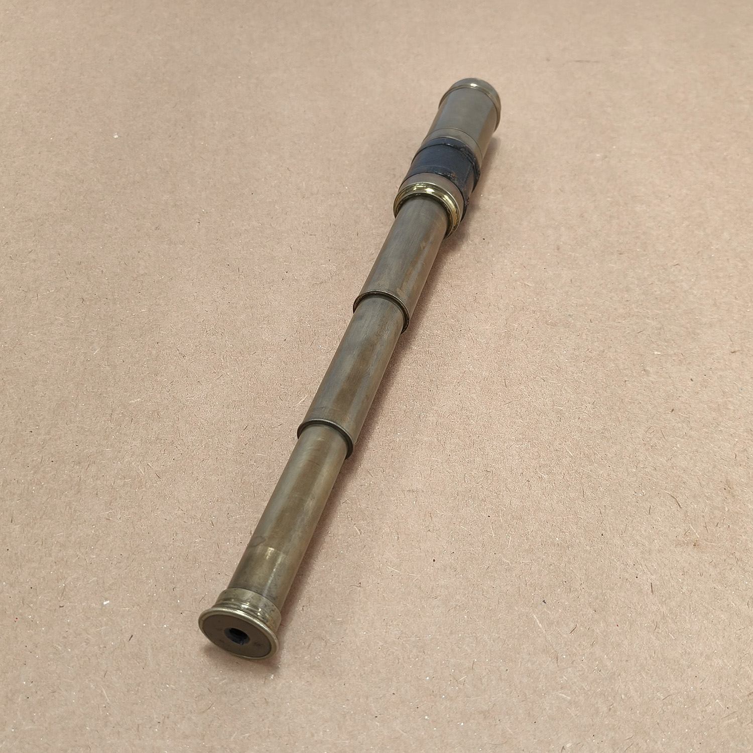 Antique Brass 3-Draw Pocket Telescope Spyglass