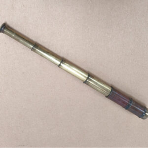 Antique 4-Draw Brass Telescope Spyglass 30mm Objective