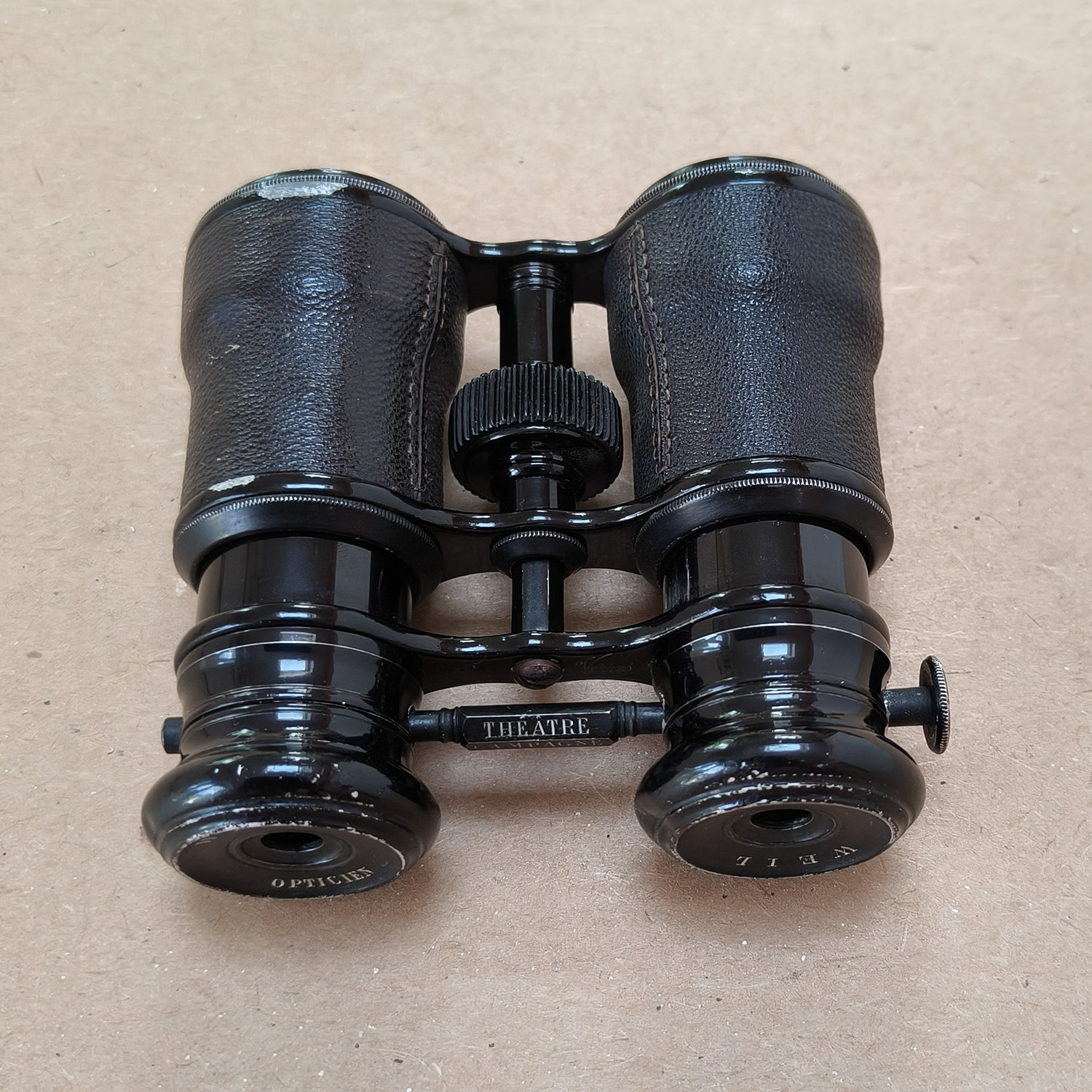 Antique French WEIL PAU 12 Verres Binoculars