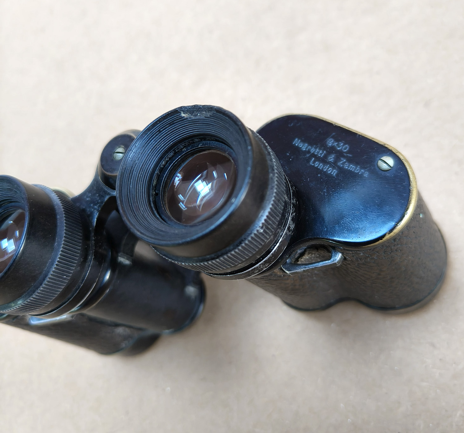 Vintage Negretti & Zambra Kershaw 8x30 Wide Angle Binoculars