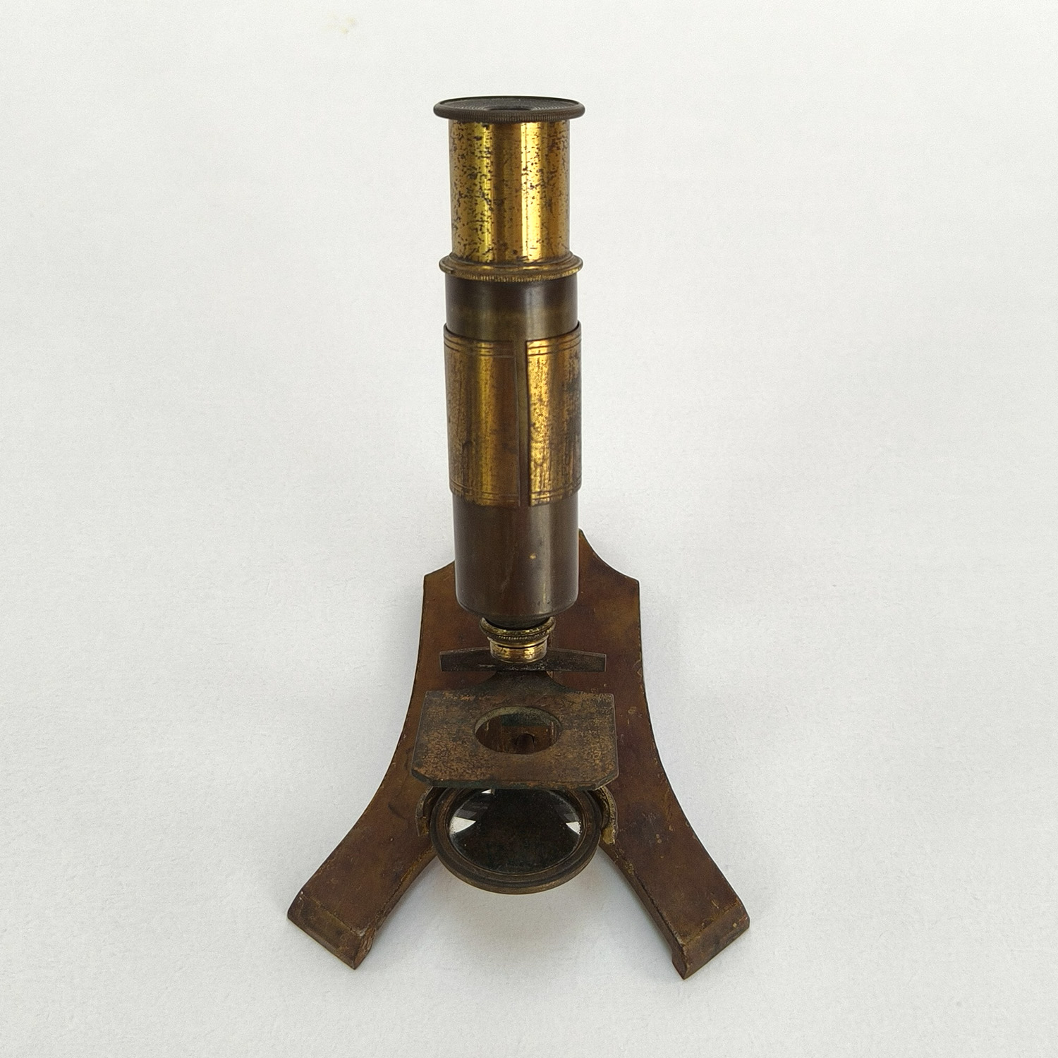 Victorian Brass Student Microscope
